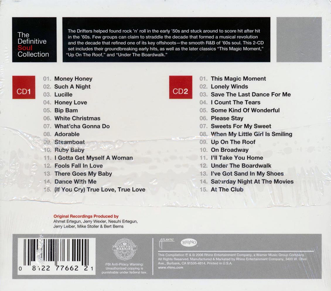 The Drifters - The Definitive Soul Collection (30 tracks) (2xCD) (incl. large booklet) (marked/ltd stock)
