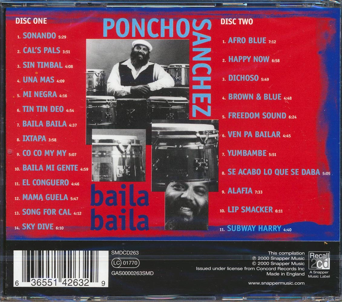 Pancho Sanchez - Baila Baila (25 tracks) (2xCD) (incl. large booklet)