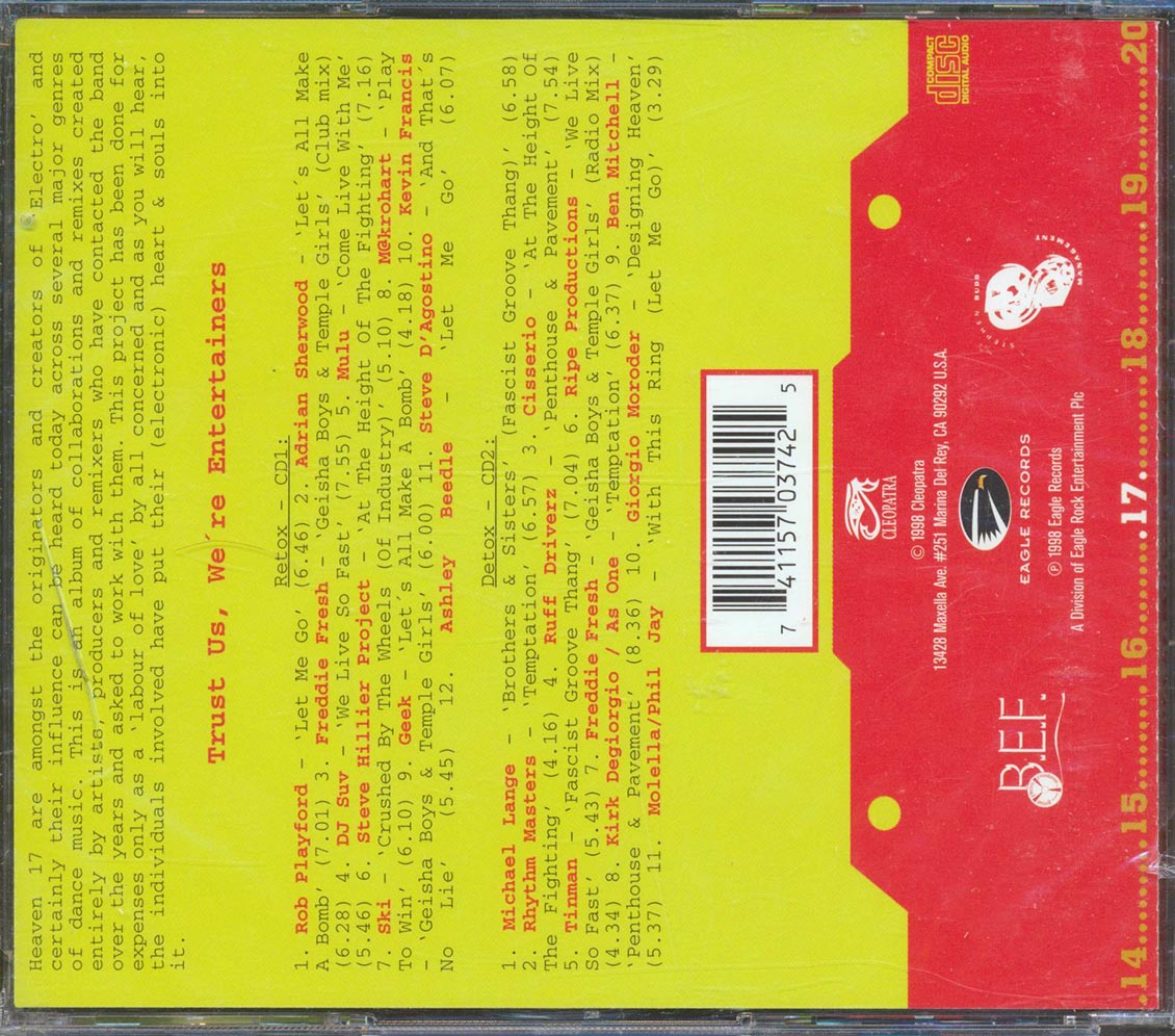 Heaven 17 - Retox / Detox (23 tracks) (2xCD) (incl. large booklet)