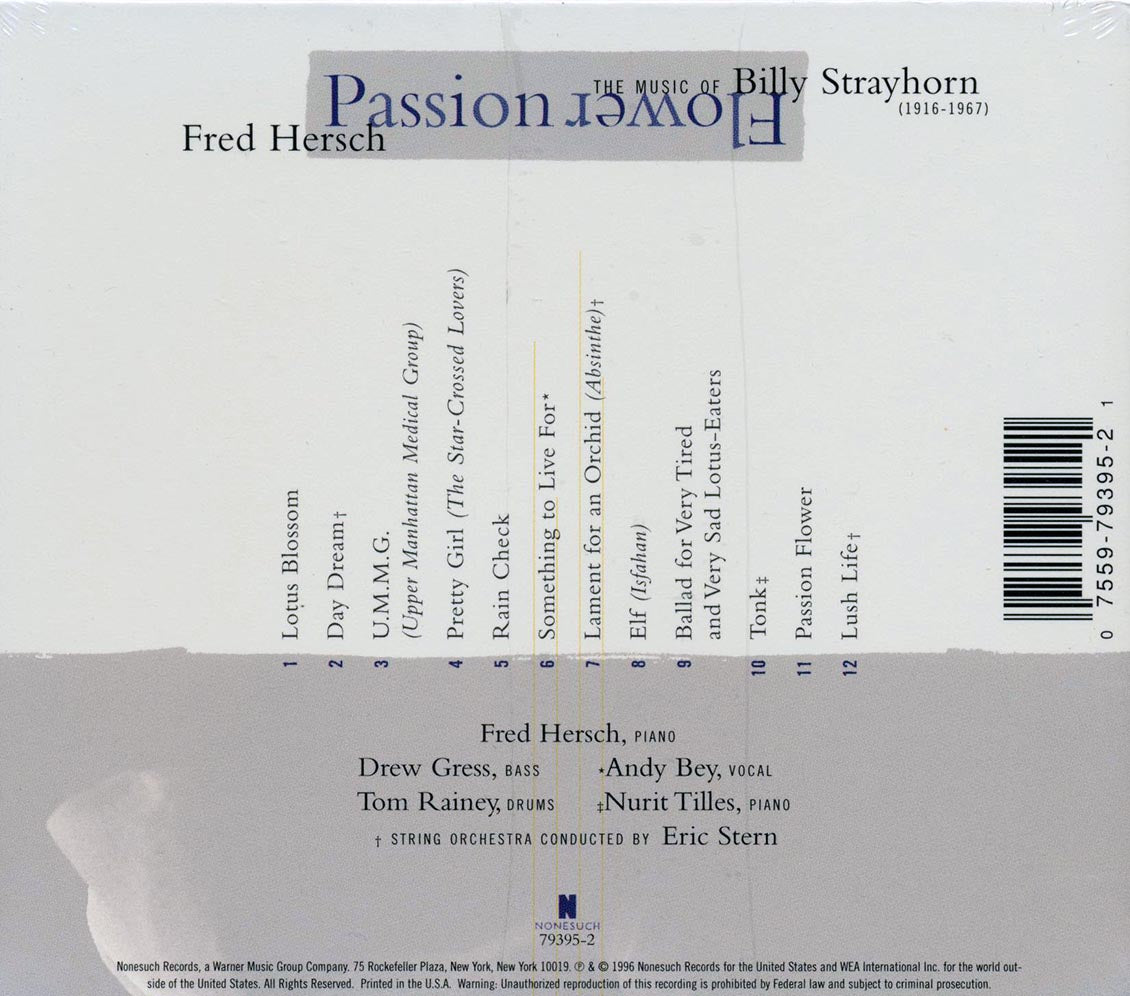 Fred Hersch - Passion Flower: Fred Hersch Plays Billy Strayhorn