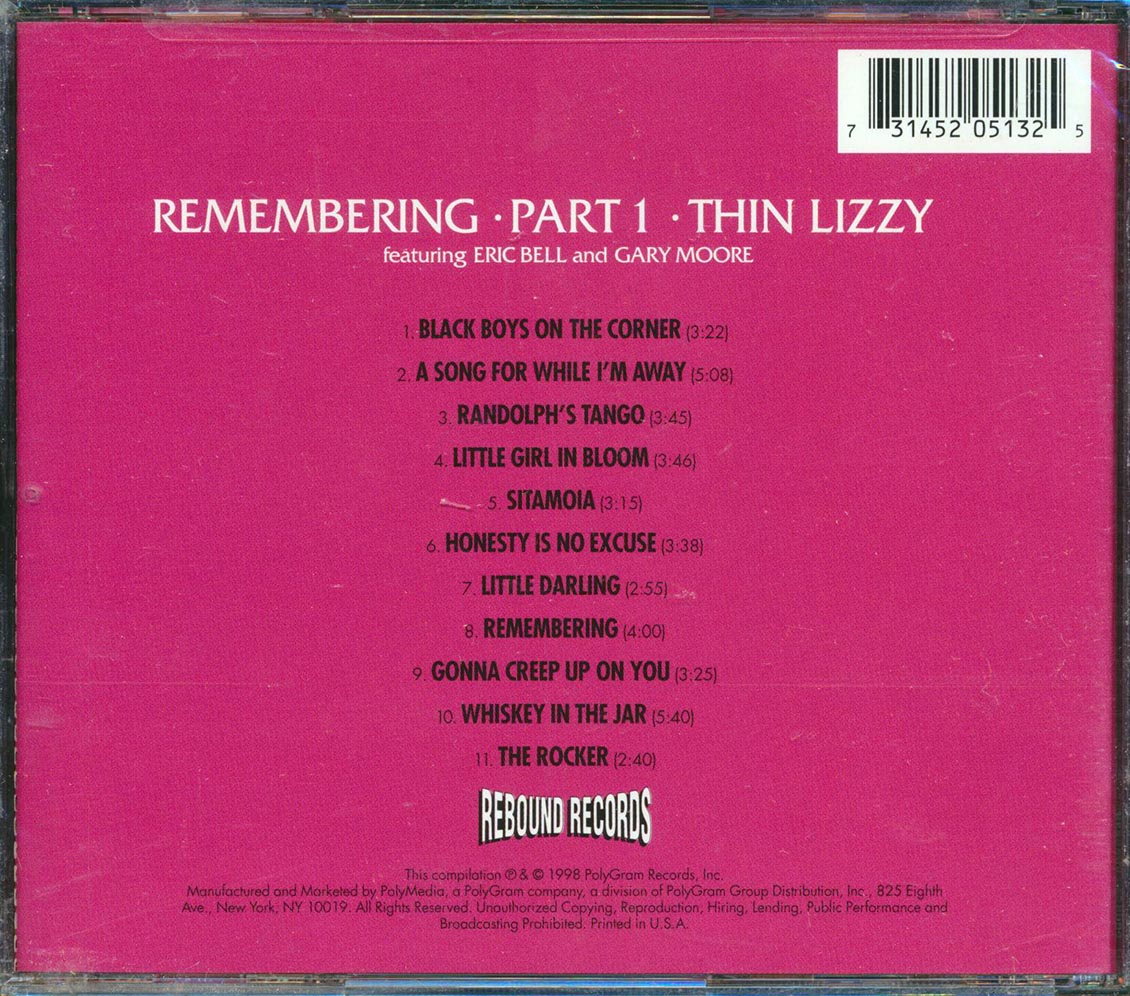 Thin Lizzy - Remembering: Part 1