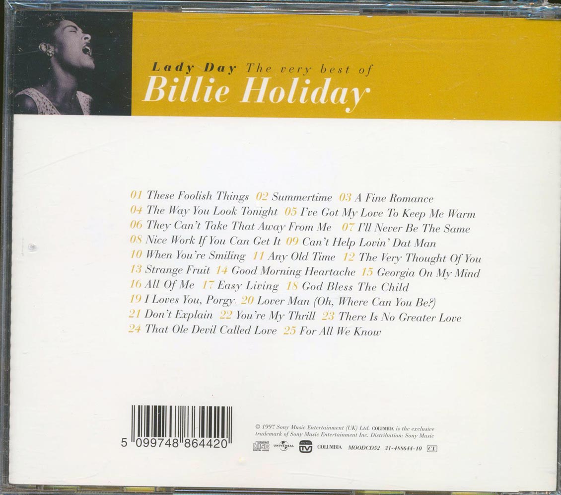Billie Holiday - Lady Day: The Very Best Of (23 tracks)