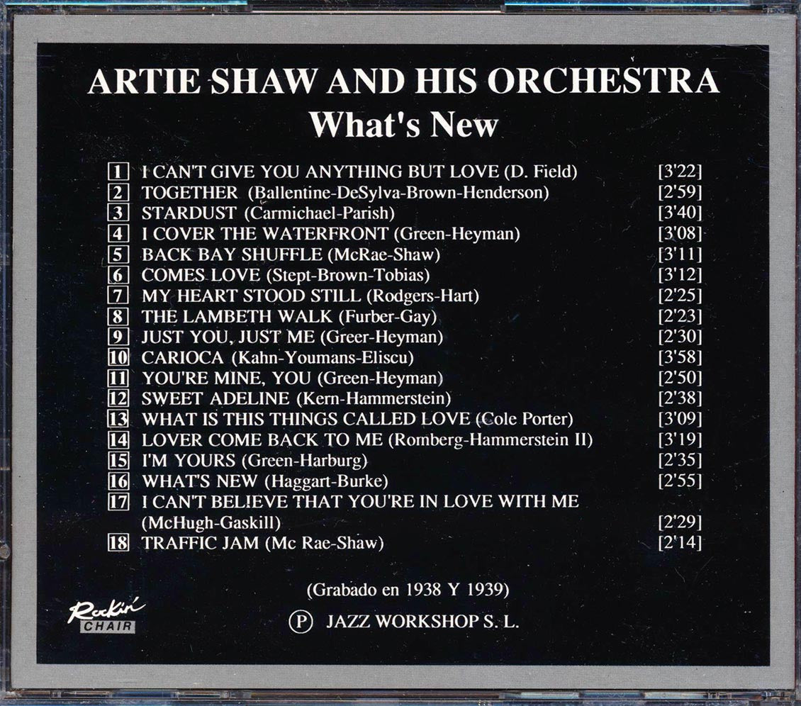 Artie Shaw & His Orchestra - What's New