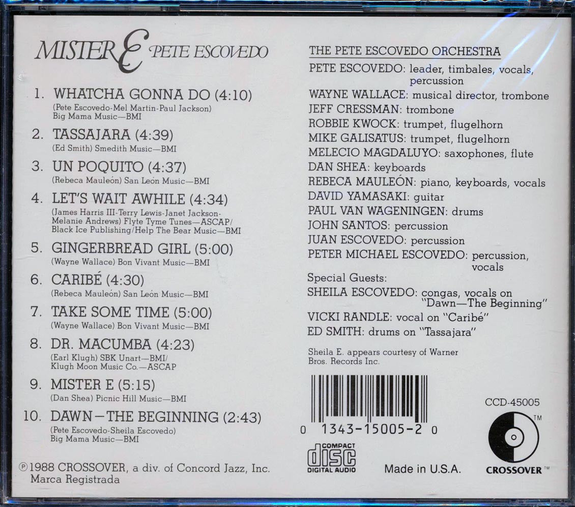 Pete Escovedo - Mister E