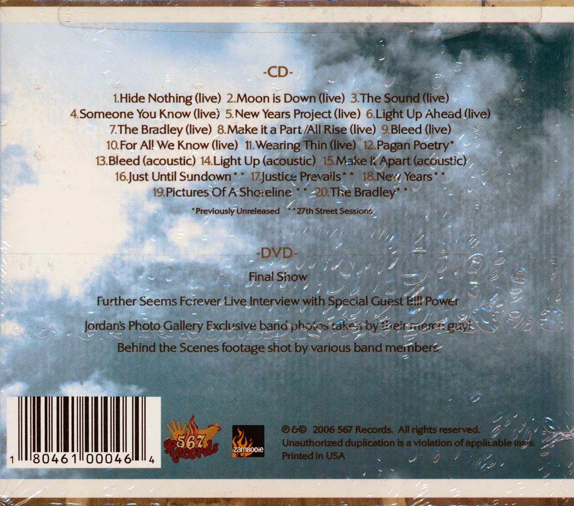 Further Seems Forever - The Final Curtain (20 tracks) (incl. DVD) (deluxe 3-fold digipak)