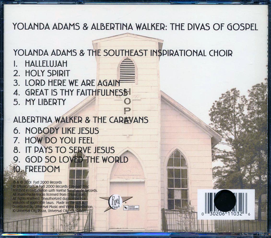 Yolanda Adams & Albertina Walker - The Divas Of Gospel (marked/ltd stock)