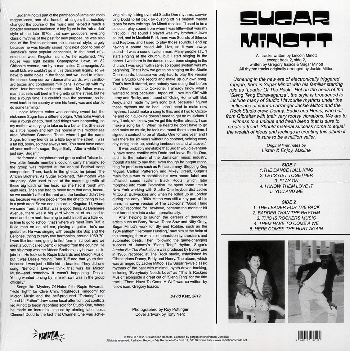 Sugar Minott - The Leader For The Pack
