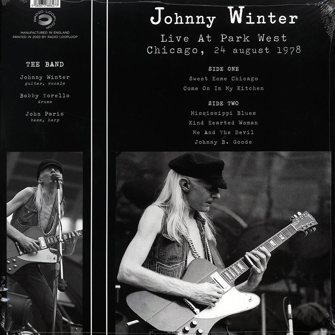 Johnny Winter - Live At Park West, Chicago, 24 August 1978