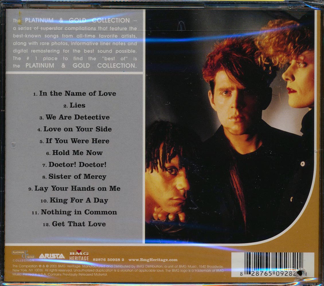 Thompson Twins - The Best Of Thompson Twins: Platinum & Gold Collection (remastered)