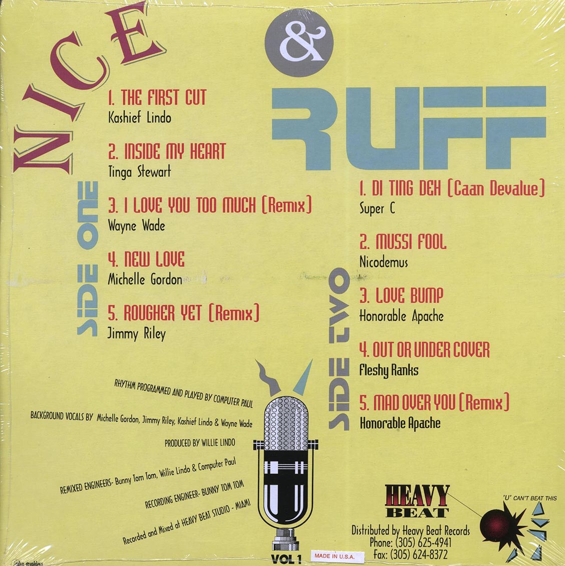 Nicodemus, Super C, Jimmy Riley, Etc. - Nice & Ruff (orig. press)