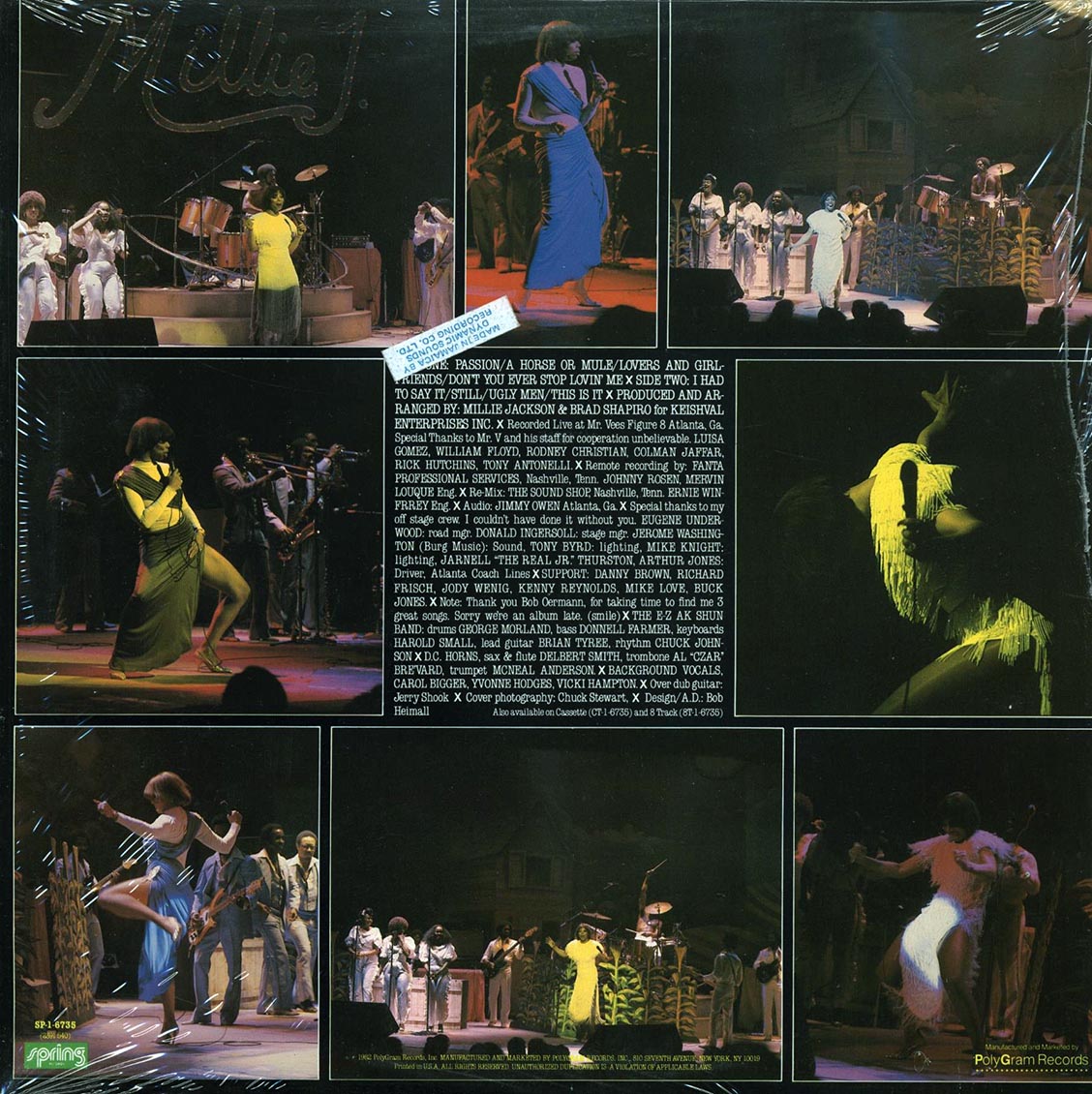 Millie Jackson - Live And Outrageous Rated XXX (Original Jamaican Press) (Jamaica press) (orig. press)