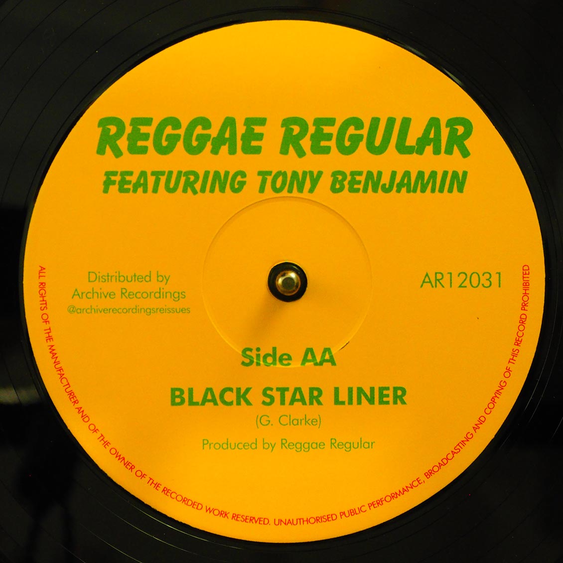 Reggae Regular - Where Is Jah (Extended Mix)  /  Reggae Regular - Black Star Liner (Extended Mix)