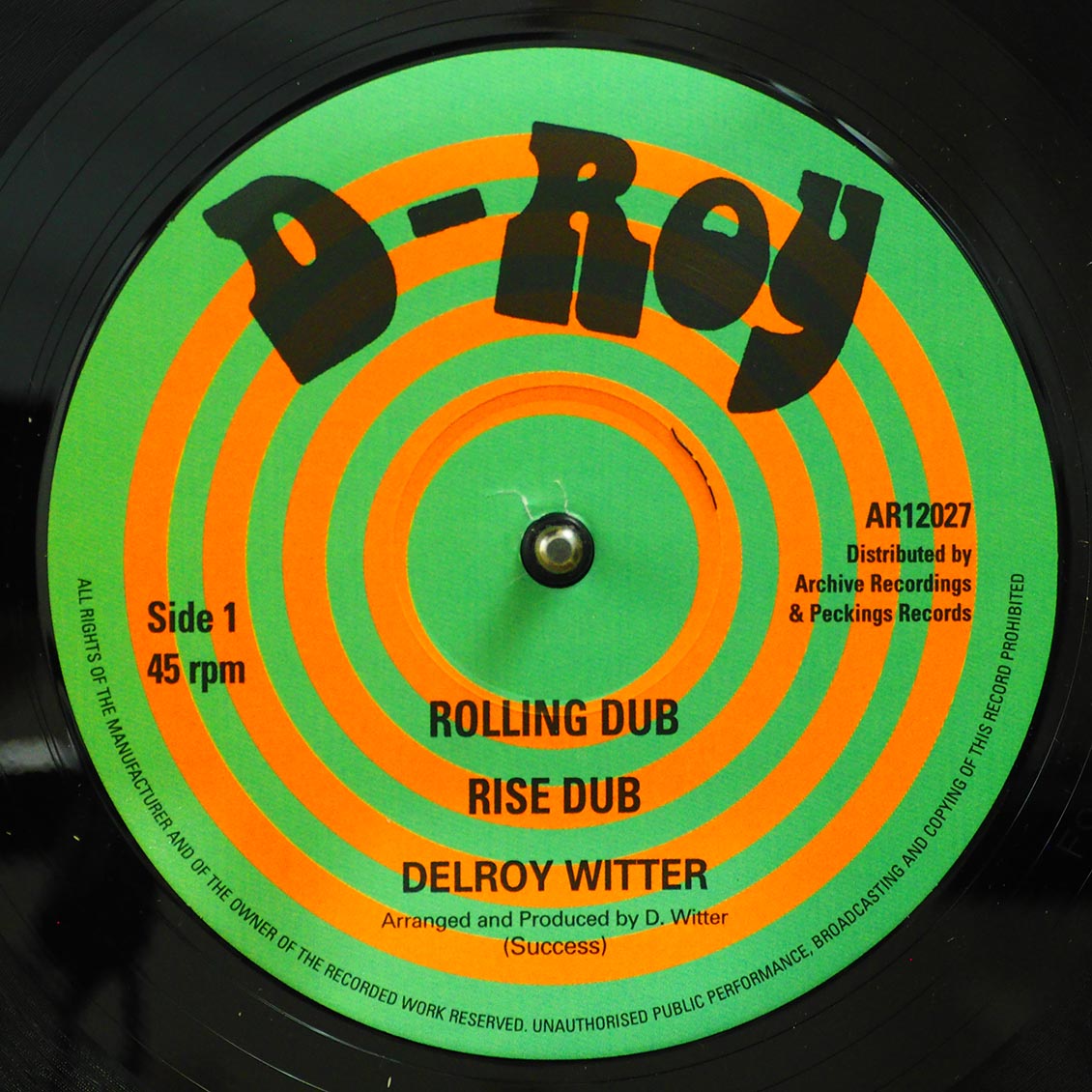 Delroy Witter - Rolling Dub; Delroy Witter - Rise Dub  /  Paul & Delroy - Talk It Out Dub; Paul & Delroy - Augustus Dub