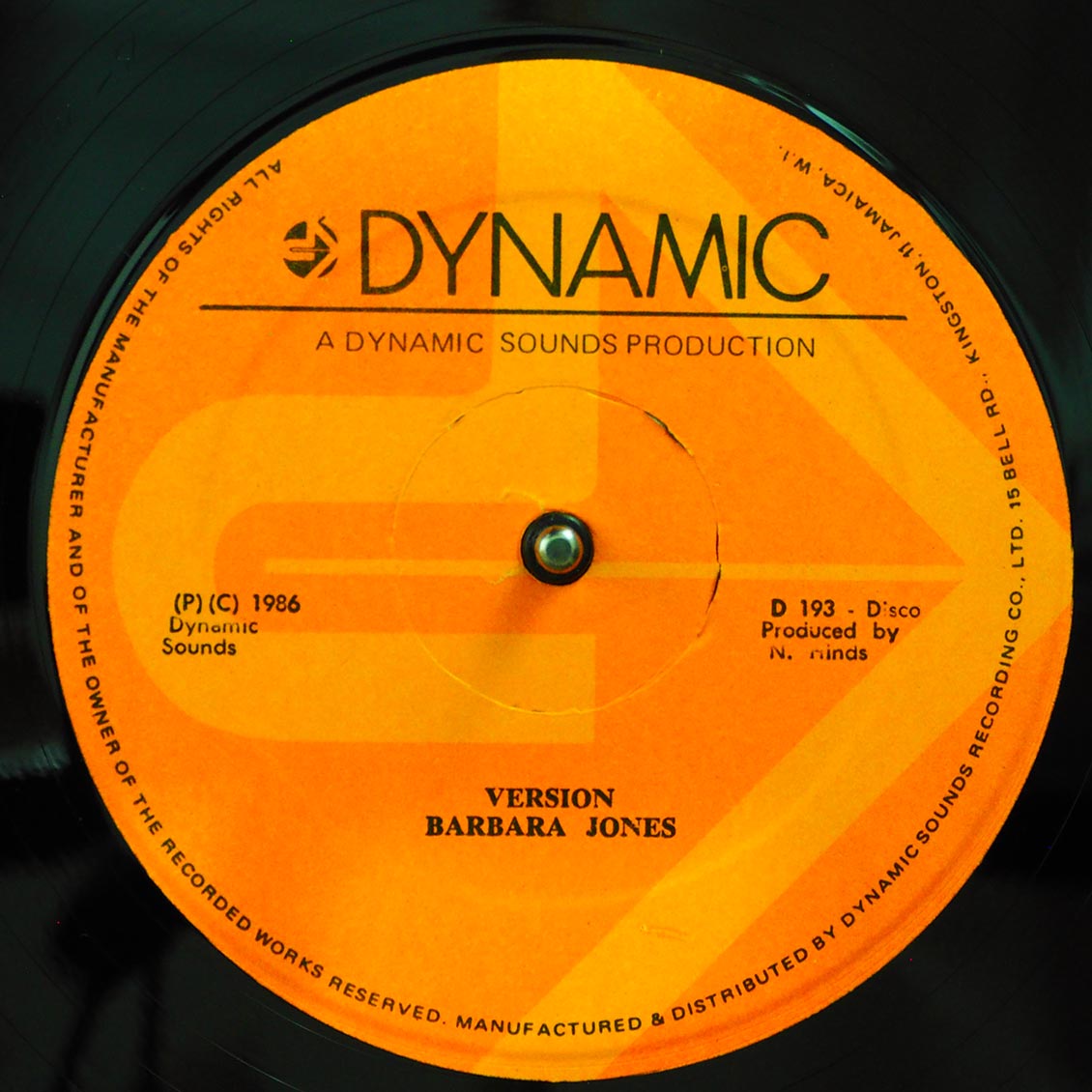 Barbara Jones - The Power Of Love  /  Version (orig. press)