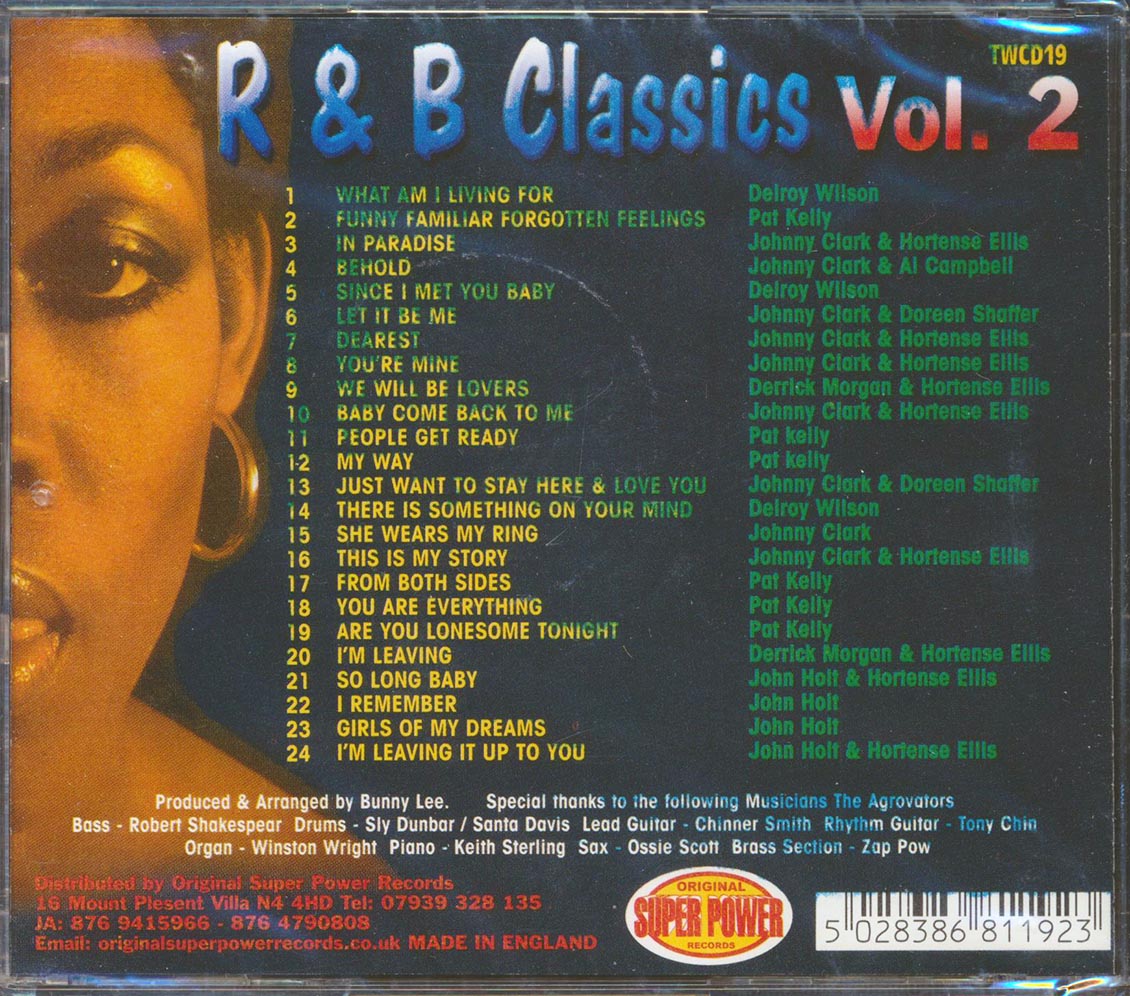 Johnny Clarke, Delroy Wilson, Pat Kelly, Etc. - R&B Classics Volume 2 (24 tracks)