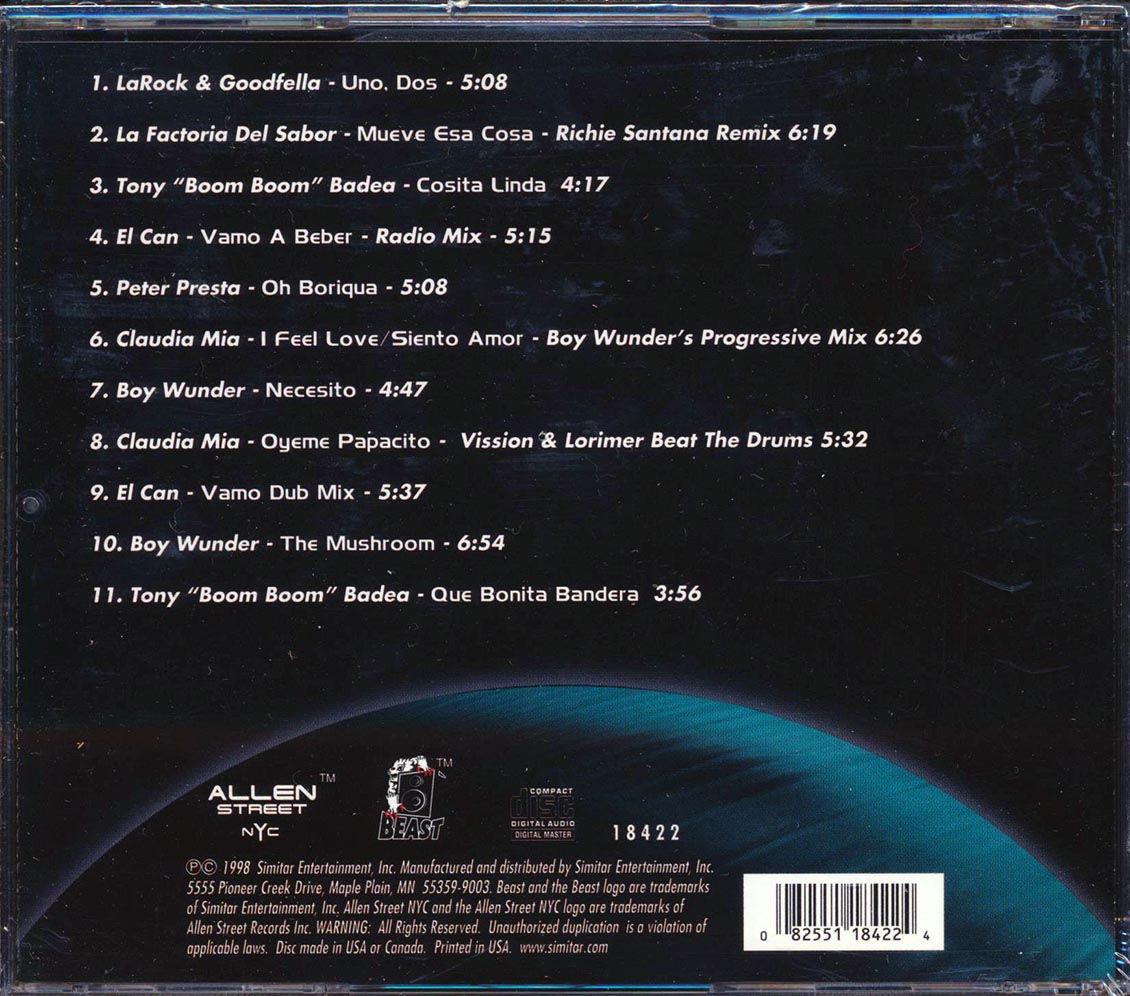 Allen Street, Lou Boogie, Boy Wunder, Etc. - Latino Dance Party: Bajo Techno