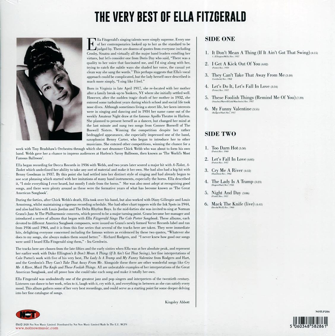 Ella Fitzgerald - The Very Best Of Ella Fitzgerald (180g) (colored vinyl)