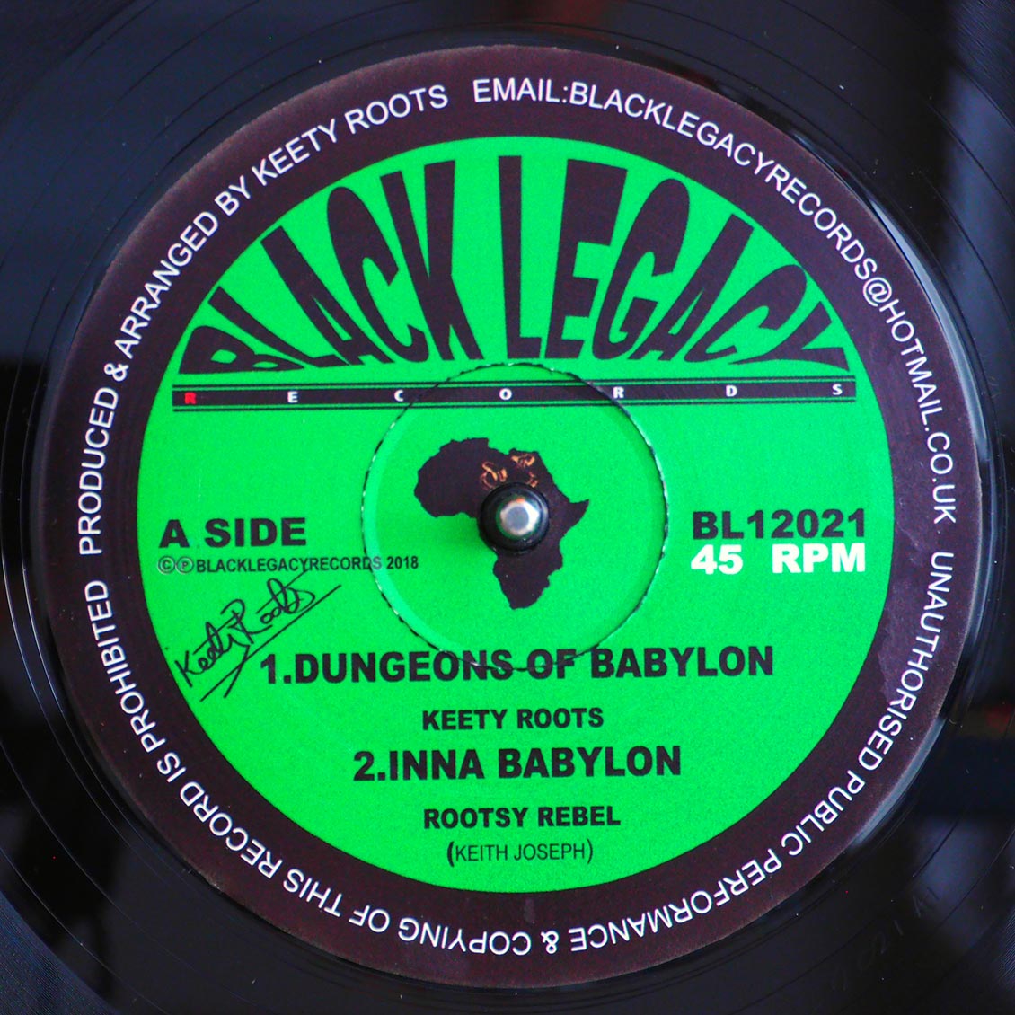 Keety Roots - Dungeons Of Babylon; Rootsy Rebel - Inna Babylon  /  Keety Roots - Dungeons Of Dub; Keety Roots - Inna Dub