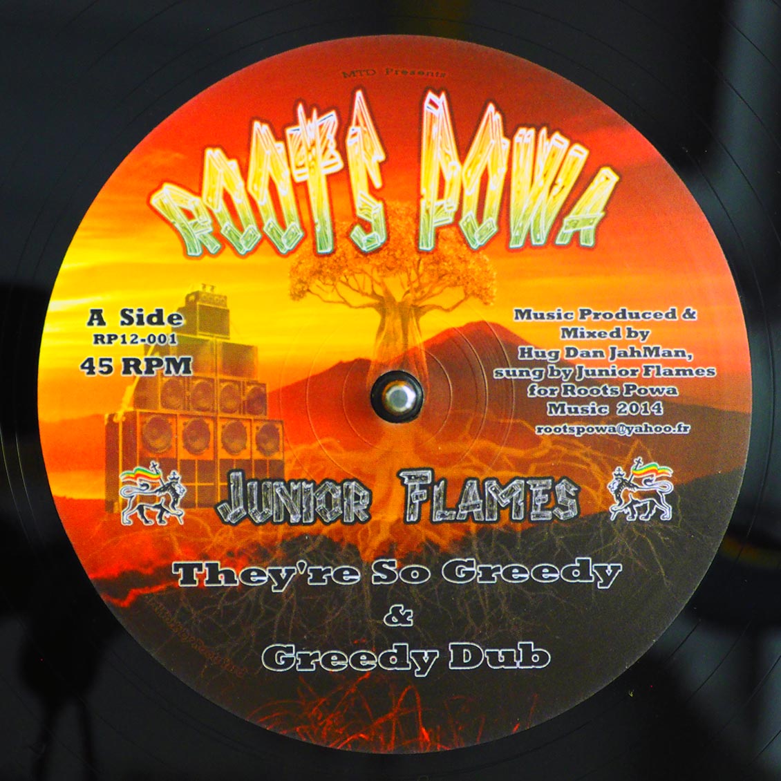 Junior Flames - They're So Greedy; Hug Dan JahMan - Greedy Dub  /  Hug Dan JahMan - Melodica Time; Hug Dan JahMan - Raw Dub