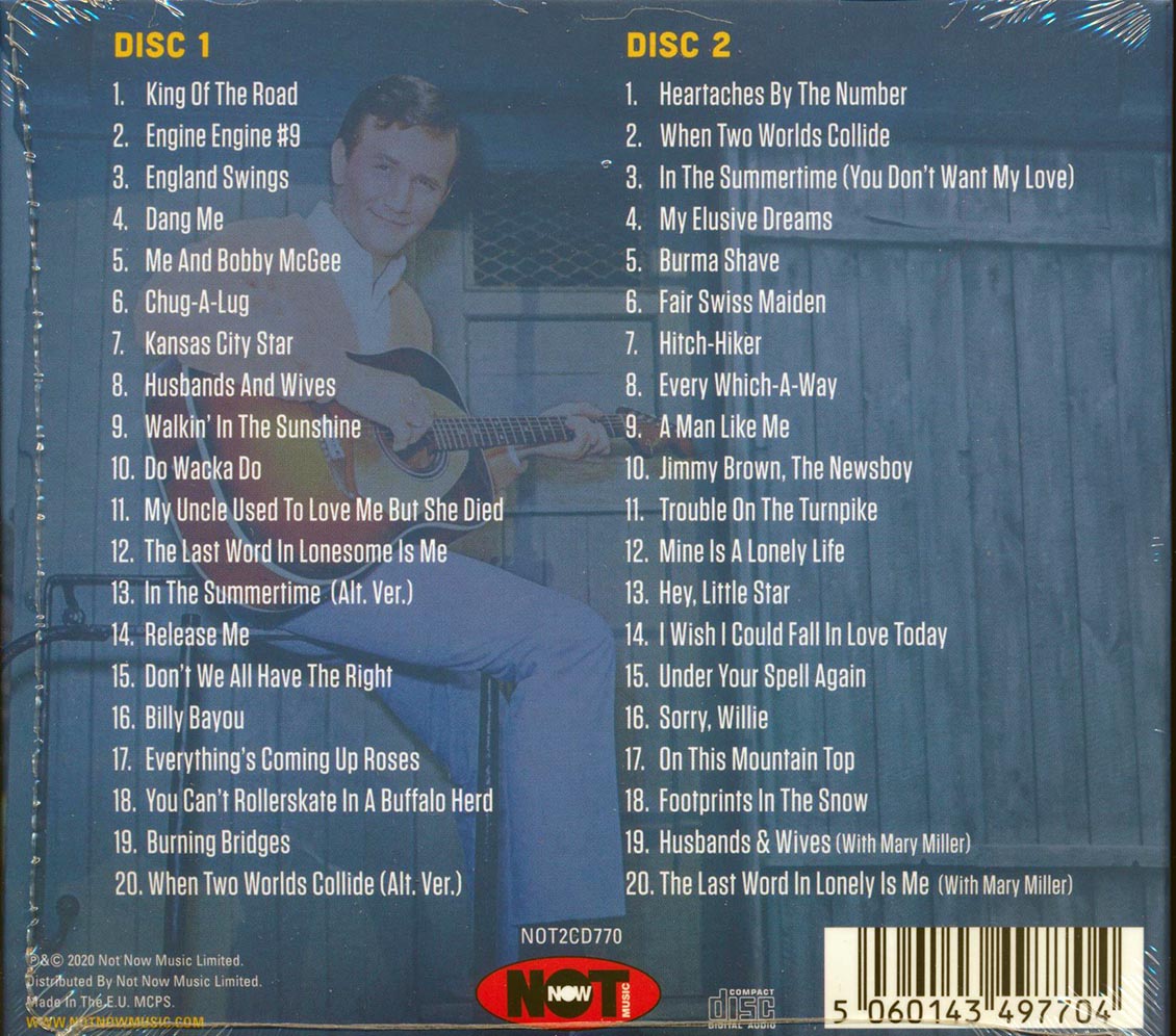 Roger Miller - King Of The Road: The Best Of Roger Miller (40 tracks) (2xCD)