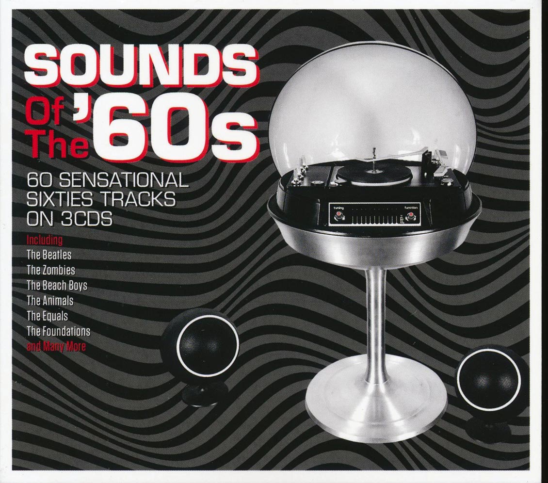 Ray Charles, The Beatles, James Brown, The Beach Boys, Etc. - Sounds Of The '60s (60 tracks) (3xCD) (deluxe 3-fold digipak)