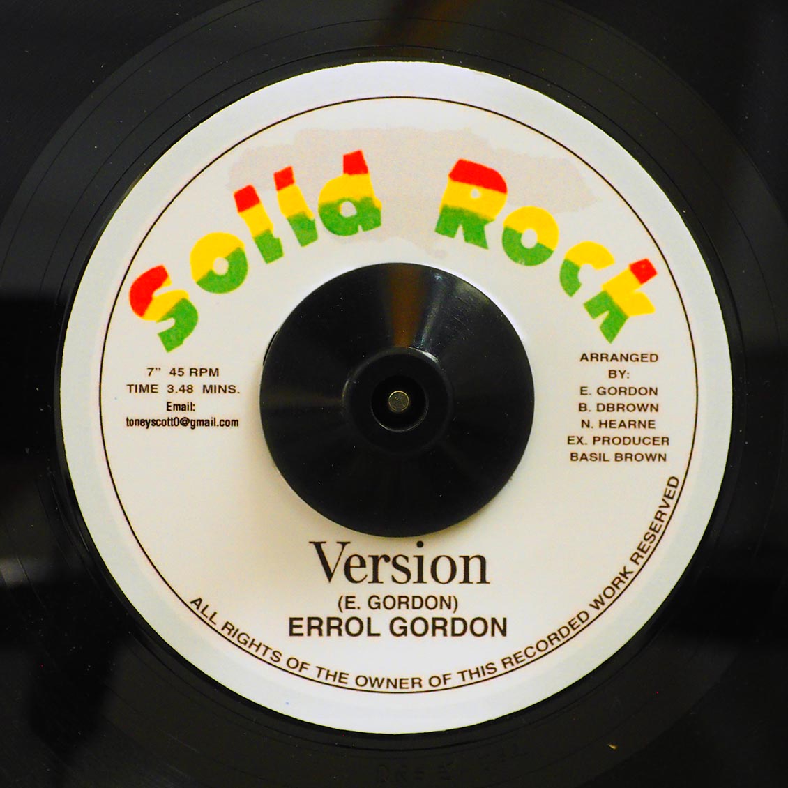 Errol Gordon - Message  /  Version