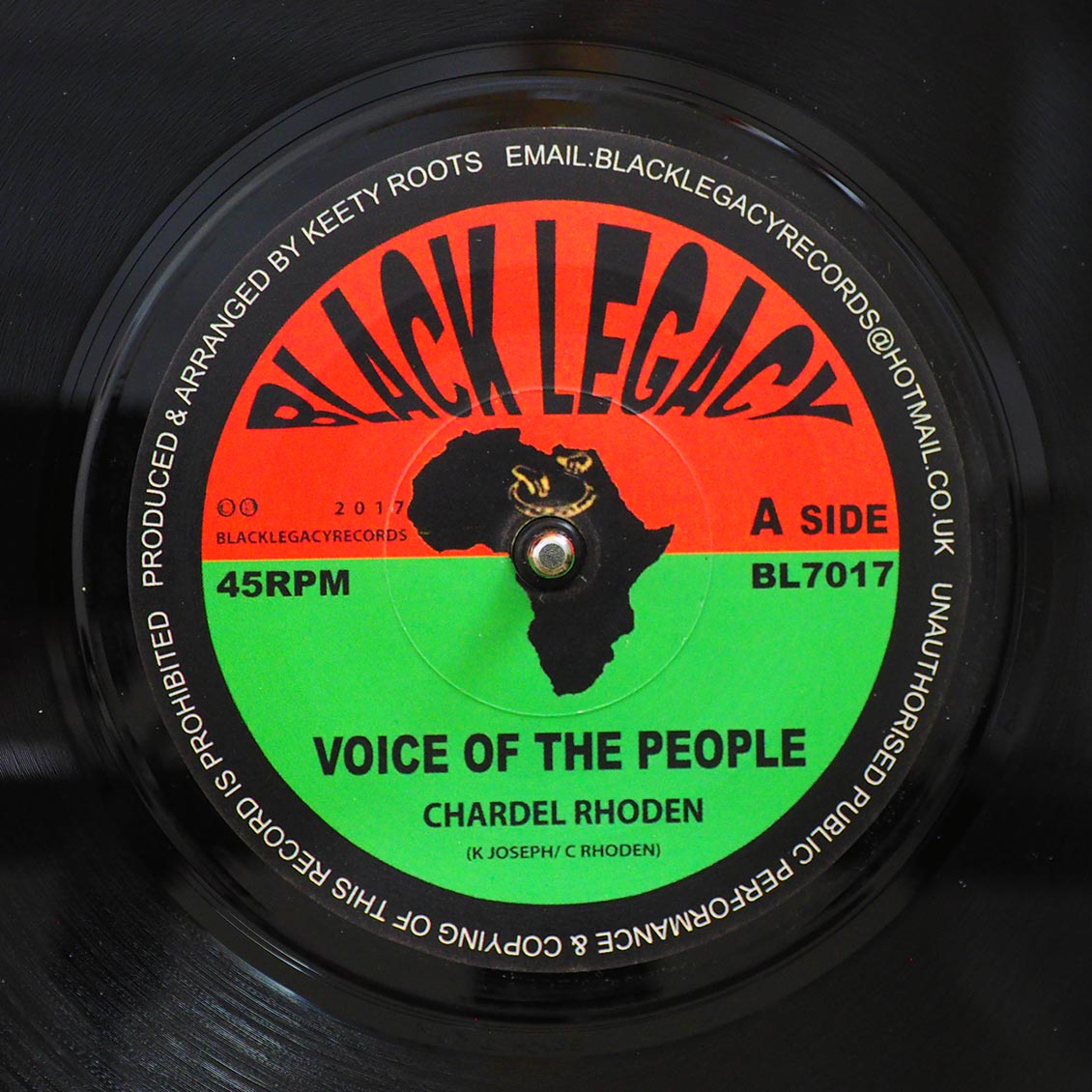 Chardel Rhoden - Voice Of The People  /  Keety Roots - Dub The People