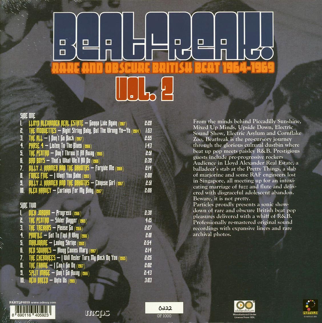 Various - Beatfreak! Rare And Obscure British Beat 1964-1969 (numbered ltd.ed.) (180g) (colored vinyl) (remastered)