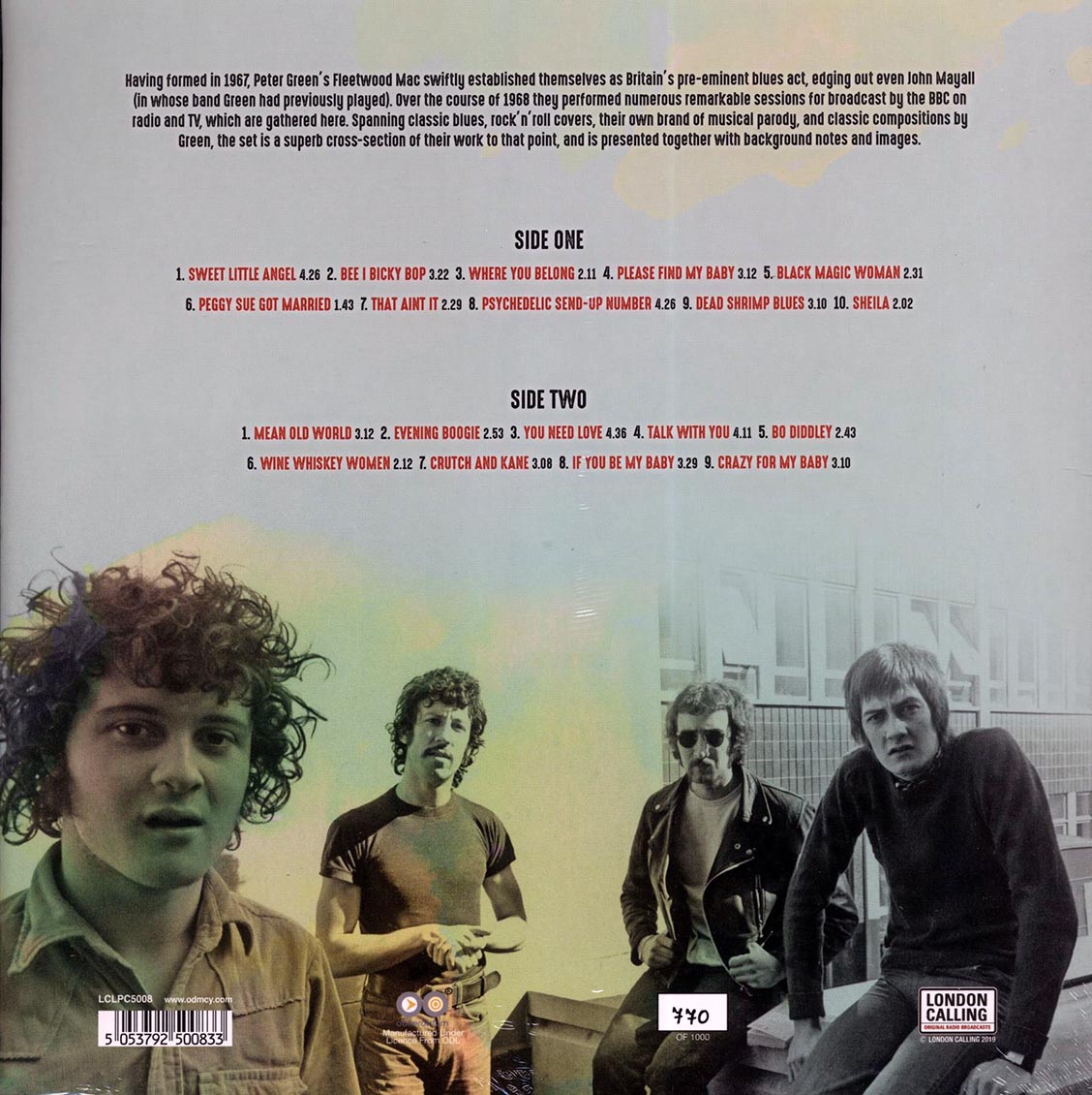 Peter Green's Fleetwood Mac - Original Live Broadcasts 1968 (numbered ltd.ed.) (180g) (green vinyl)