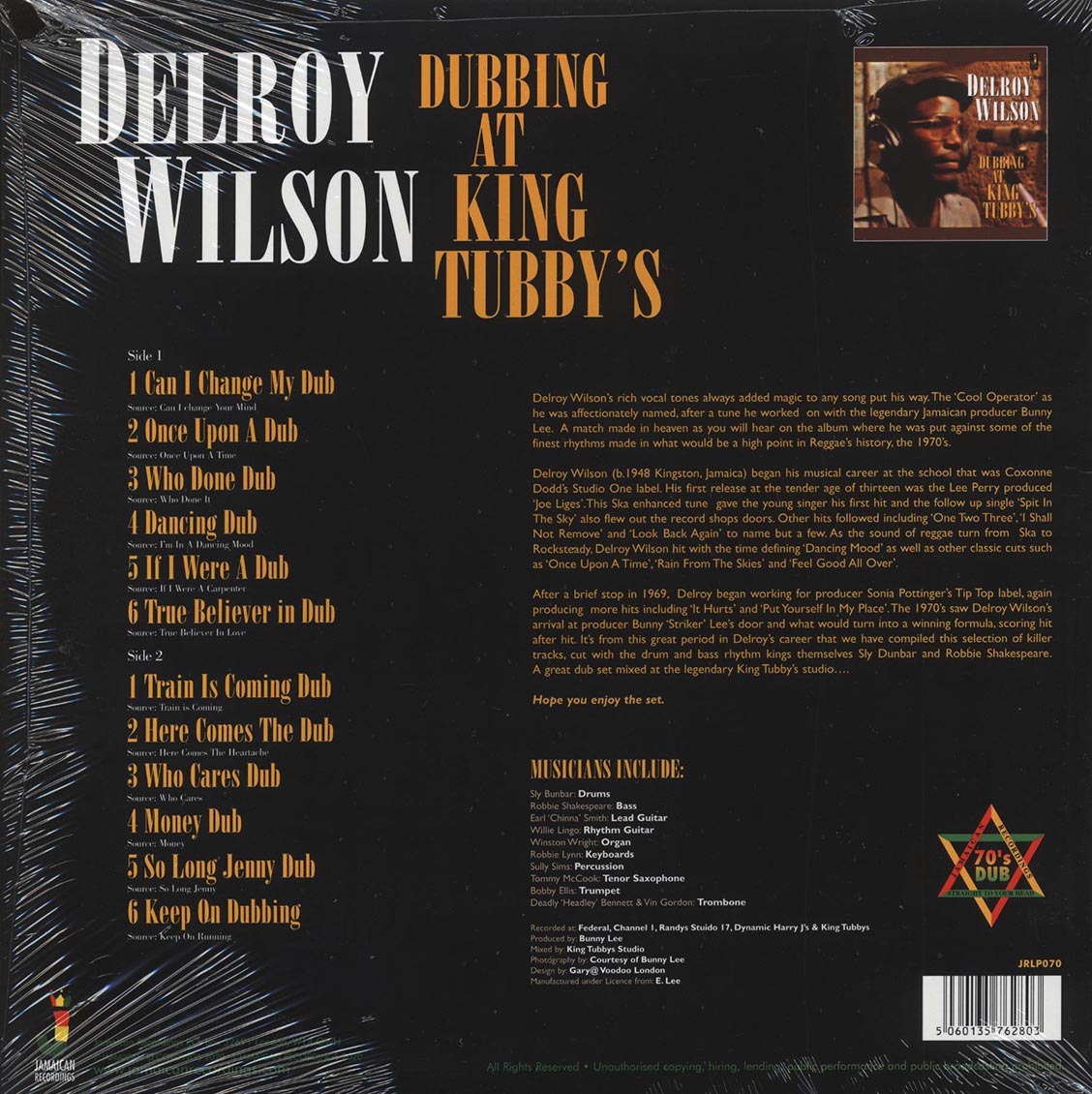 King Tubby - Delroy Wilson Dubbing At King Tubby's (180g)
