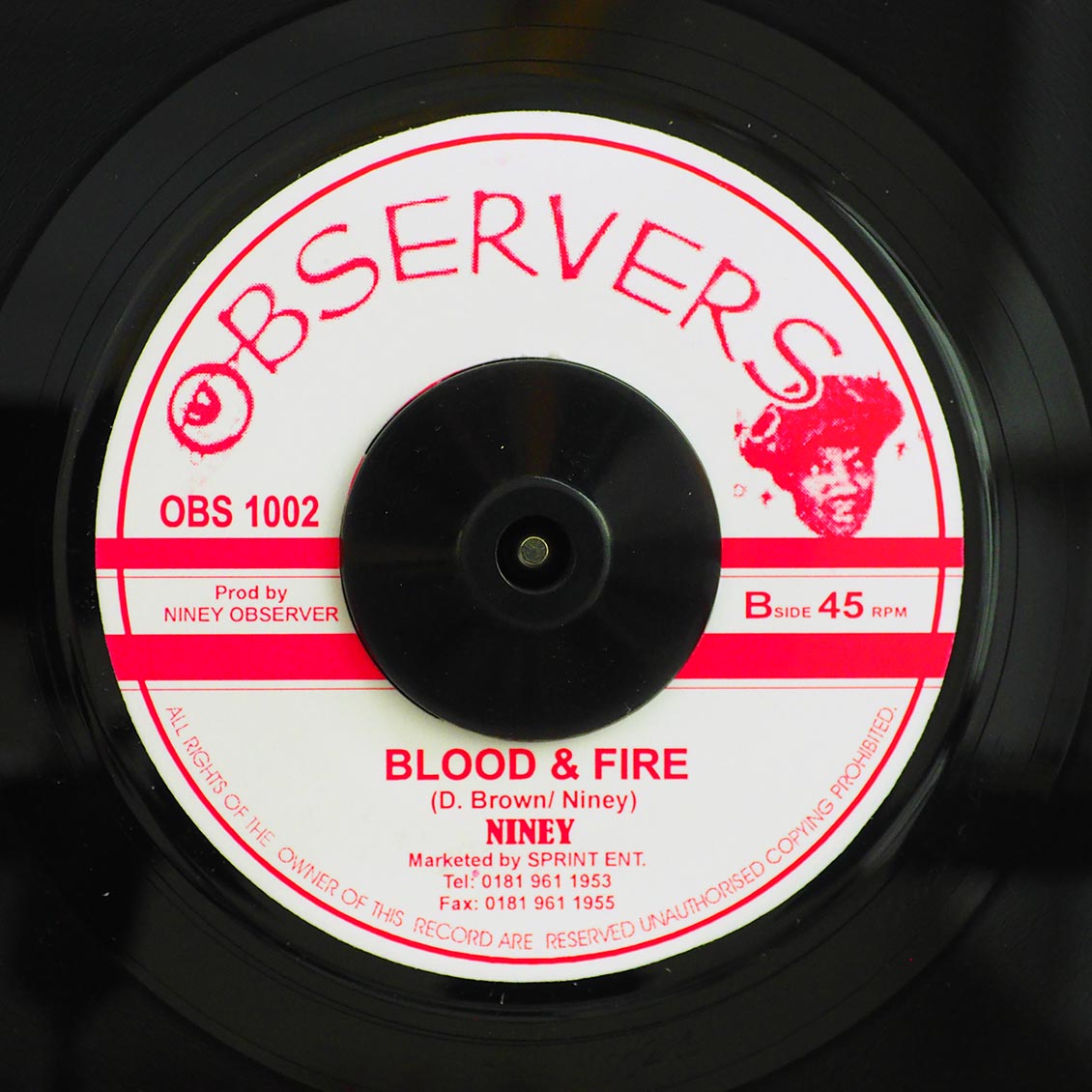 Dennis Brown - Lightning & Thunder  /  Niney - Blood & Fire