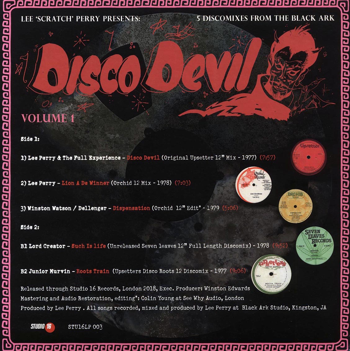 Lee Perry - Disco Devil Volume 1: Five Classic Discomixes From The Black Ark Studio 1977-79