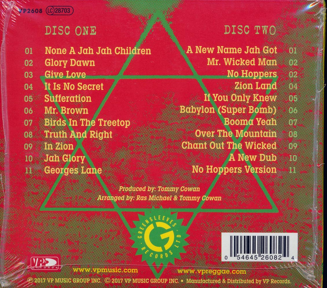 Ras Michael & The Sons Of Negus - None A Jah Jah Children + Kibir Am Lak (22 tracks) (+ 7 bonus tracks) (2xCD) (incl. 16-page booklet) (deluxe 3-fold digipak) (remastered)
