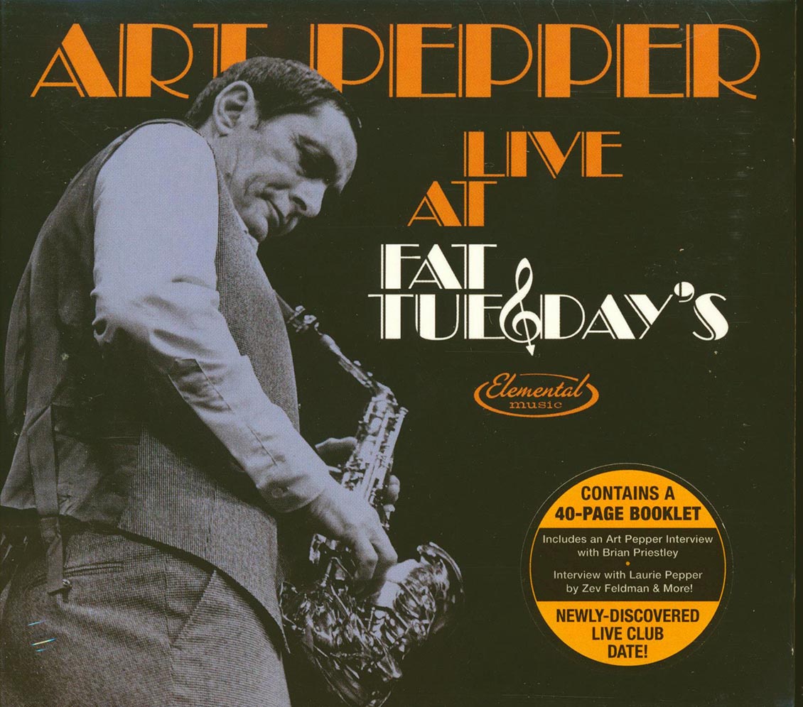Art Pepper Quartet - Live At Fat Tuesday's (incl. 40-page booklet) (deluxe 3-fold digipak)