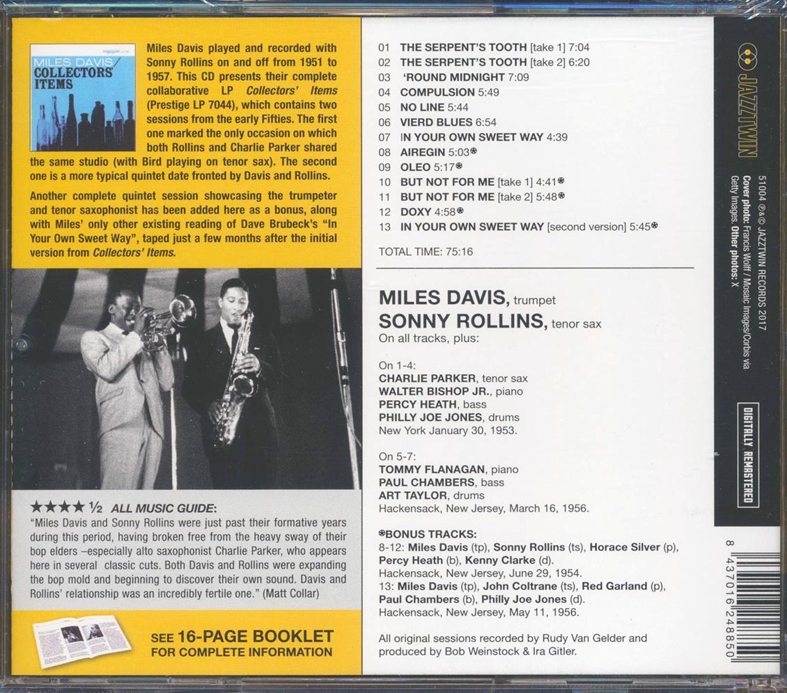 Miles Davis - Collector's Items (+ 7 bonus tracks) (ltd. ed.) (incl. 16-page booklet) (remastered)