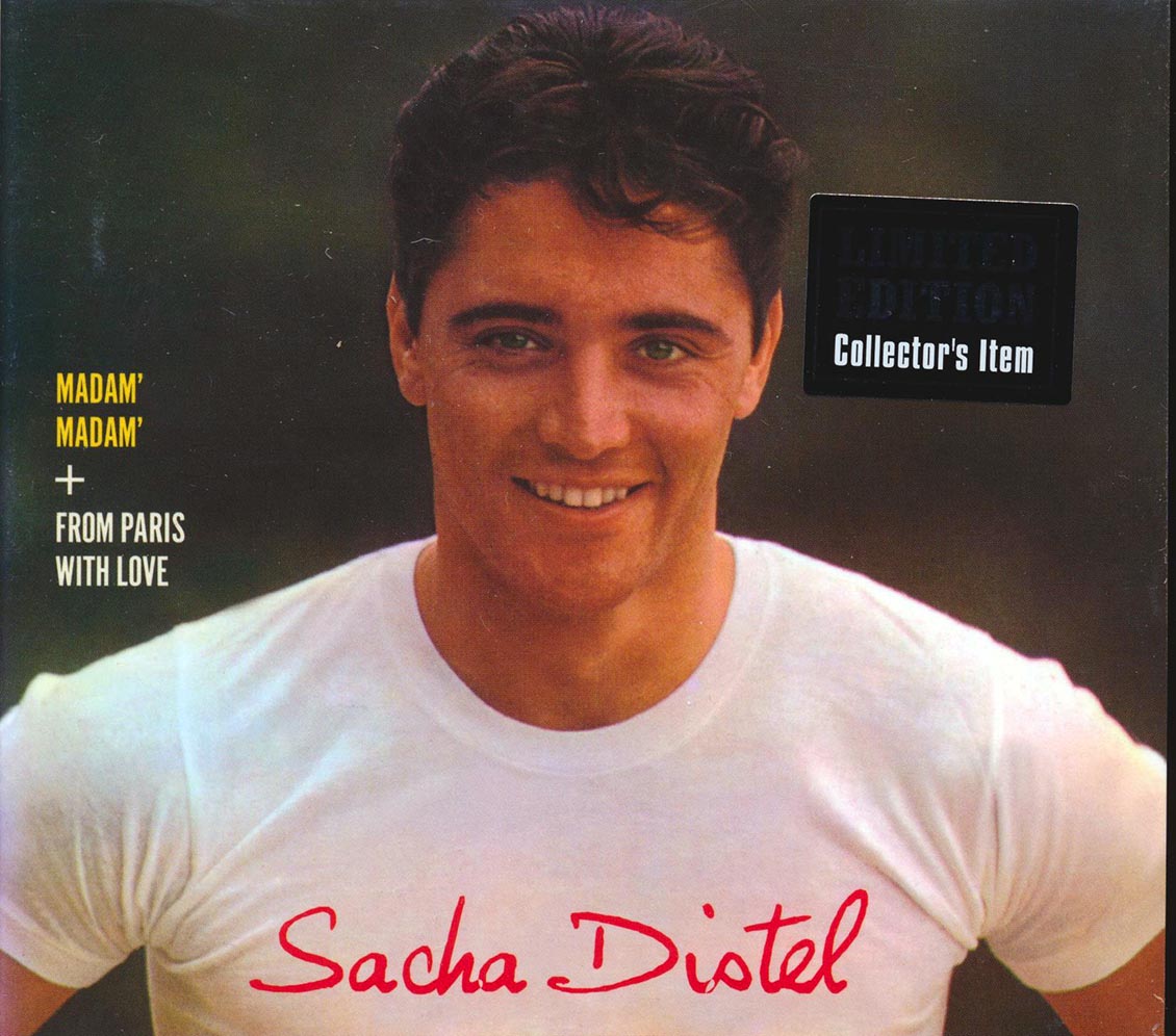 Sacha Distel - Madam Madam + From Paris (2 albums on 1 CD) (24 tracks) (+4 bonus tracks) (ltd. ed.) (deluxe 3-fold digipak) (24-bit masterin