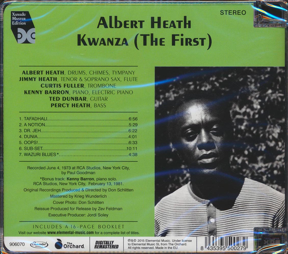 Albert Heath - Kwanza (The First) (incl. 16-page booklet) (remastered)
