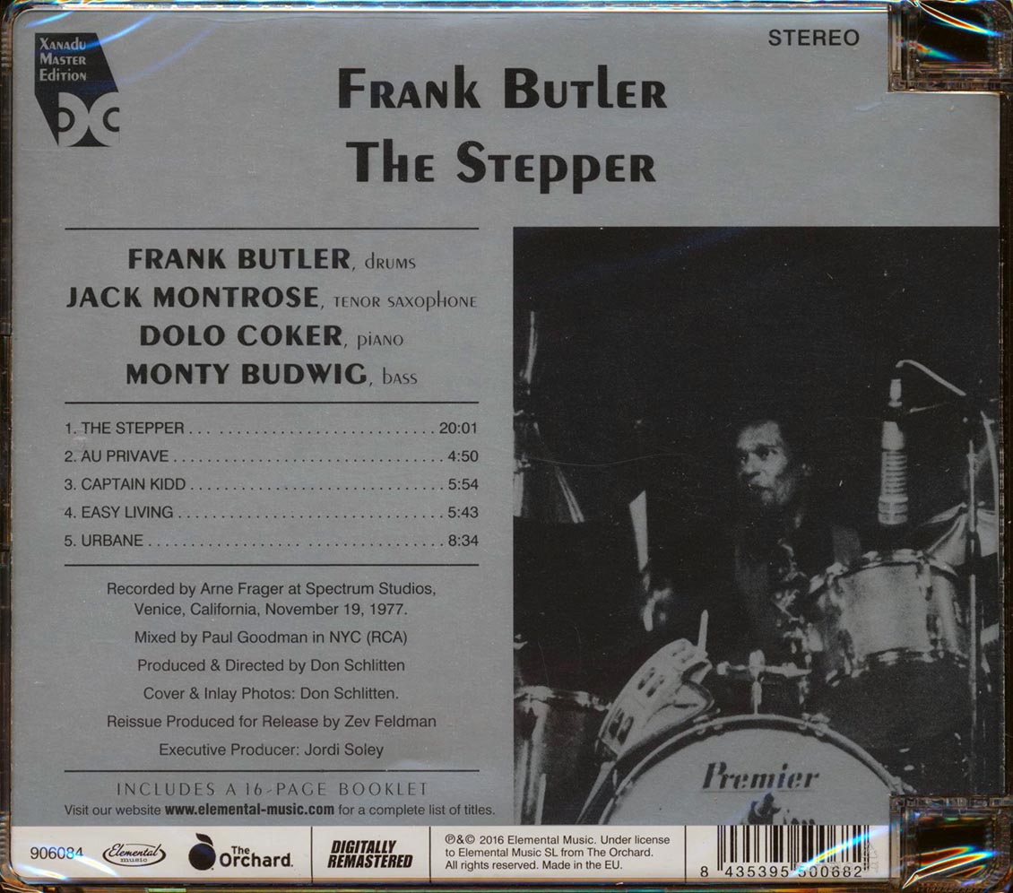 Frank Butler - The Stepper (incl. 16-page booklet) (remastered)