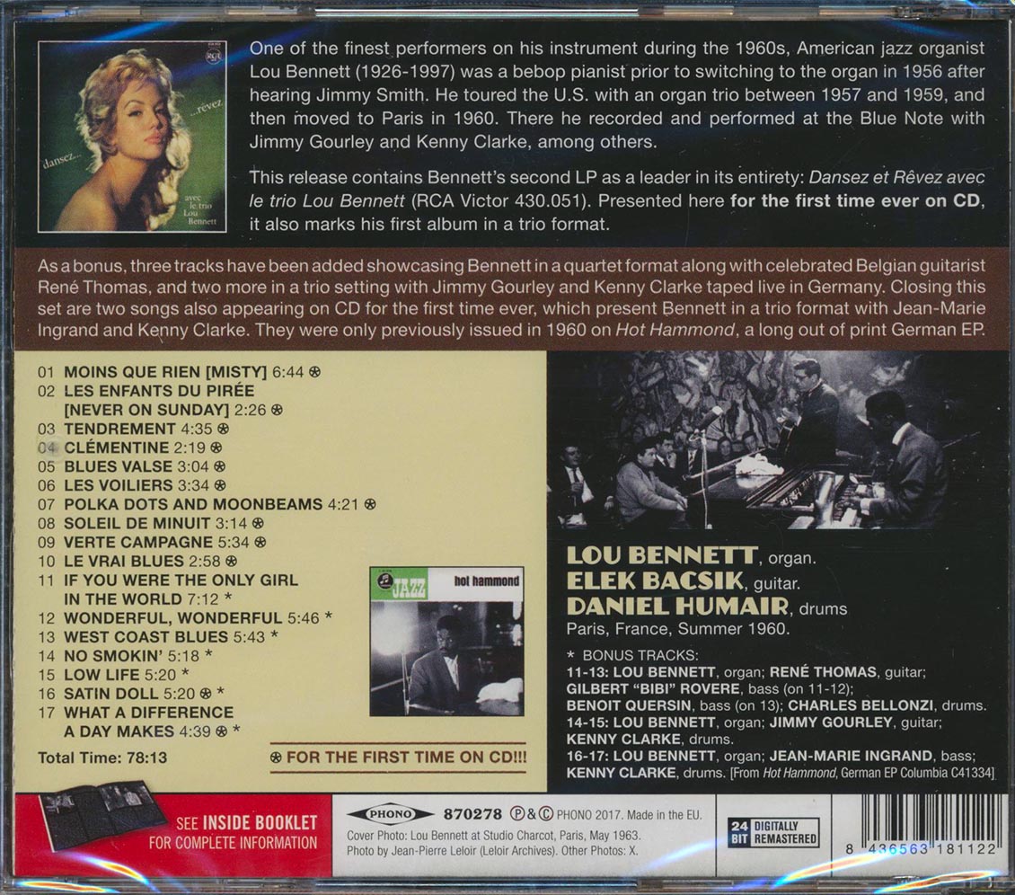 Lou Bennett - Dansez Et Revez (+7 bonus tracks) (incl. large booklet) (remastered) (24-bit mastering)