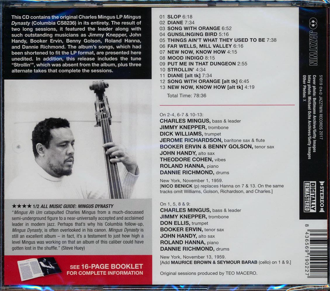 Charles Mingus - Mingus Dynasty: The Complete Sessions (ltd. ed.) (incl. 16-page booklet) (remastered)
