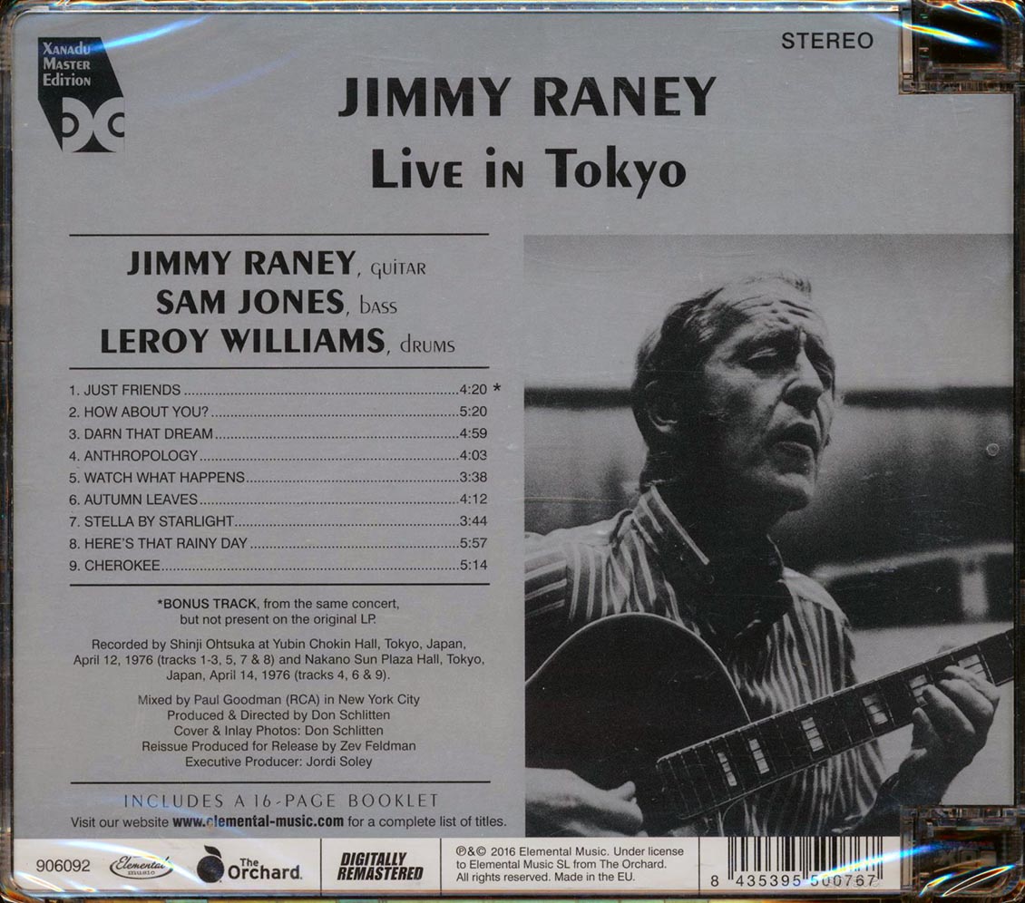 Jimmy Raney - Live In Tokyo (+ 2 bonus tracks) (incl. 16-page booklet) (remastered)