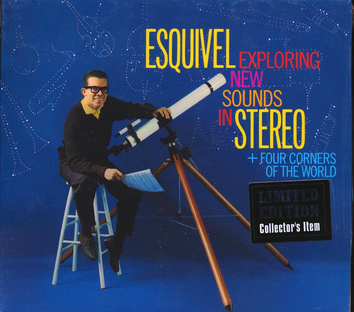 Esquivel - Exploring New Sounds In Stereo + Four Corners Of The World (2 albums on 1 CD) (23 tracks) (+ 2 bonus tracks) (ltd. ed.) (deluxe 3-fold digipak) (remastered) (2