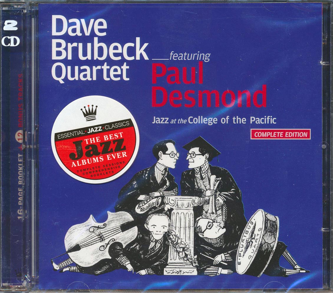 Dave Brubeck Quartet - Jazz At The College Of The Pacific: Complete Edition (26 tracks) (+ 13 bonus tracks) (2xCD) (incl. 16-page booklet) (24-bit mastering) (remastered)