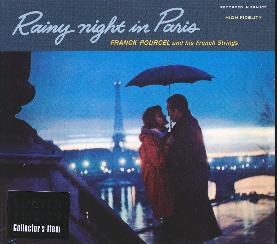 Franck Pourcel & His French Strings - Rainy Night In Paris + Honeymoon In Paris (2 albums on 1 CD) (25 tracks) (+ 2 bonus tracks) (ltd. ed.) (deluxe 3-fold digipak) (24-bit masteri
