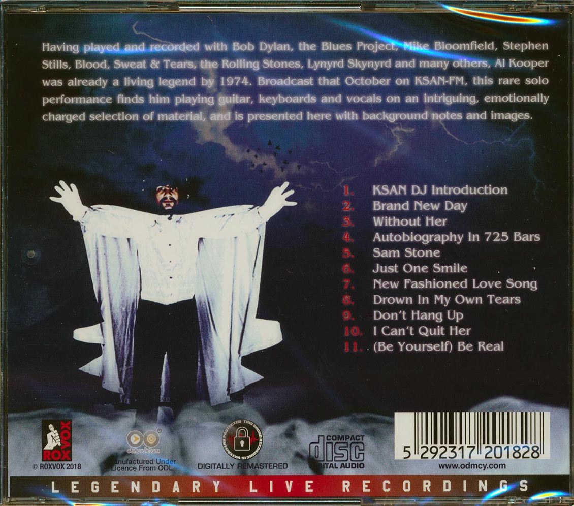 Al Kooper - Live At The Record Plant '74 (incl. large booklet) (remastered)