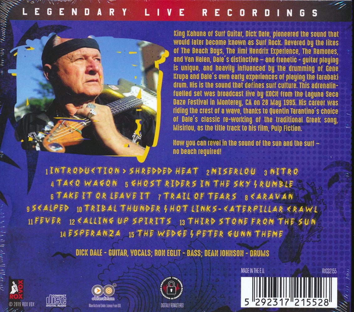 Dick Dale - Surf Beat Live: Monterey CA 1995 (remastered)