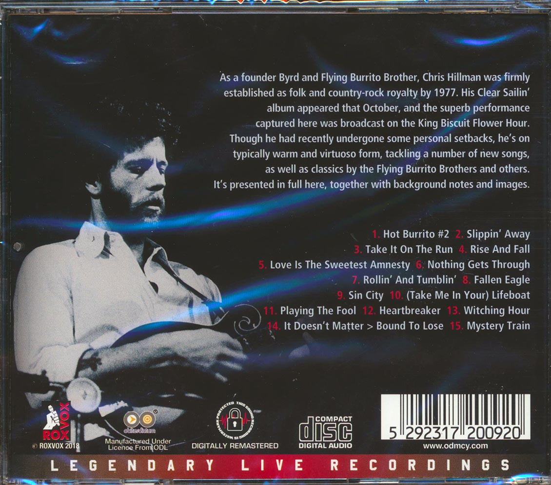 Chris Hillman - Live At The Bottom Line 1977 (remastered)