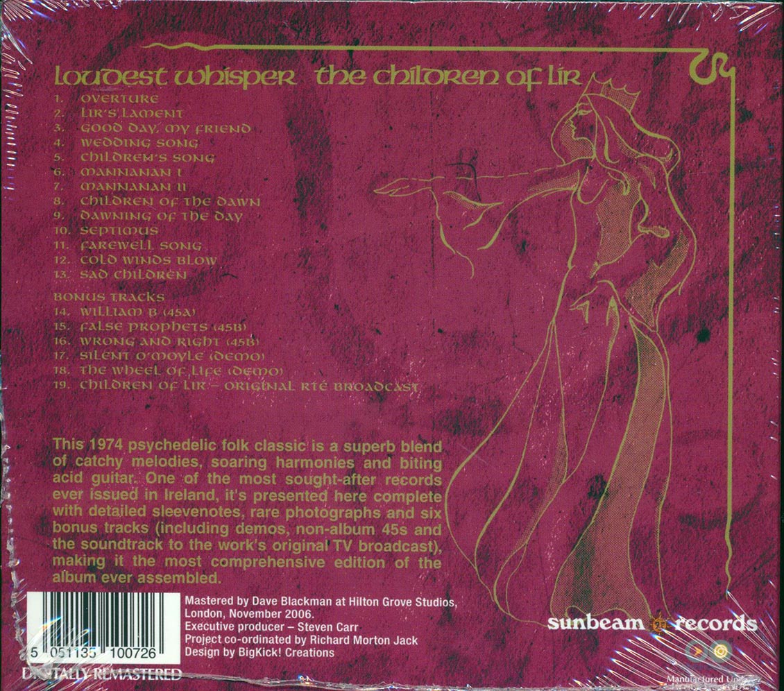 Loudest Whisper - The Chiloren Of Lir (+ 7 bonus tracks) (incl. large booklet) (remastered)
