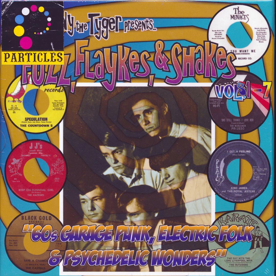 Stained Glass, The Tiki's, The Soultans, The Rock Shop, Etc. - Fuzz, Flaykes & Shakes Volumes 1-7: '60s Garage Punk, Electric Folk & Psychedelic Wonders (123 tracks) (ltd. ed.) (7xCD) (box set) (incl. 76-page booklet) (remastered)