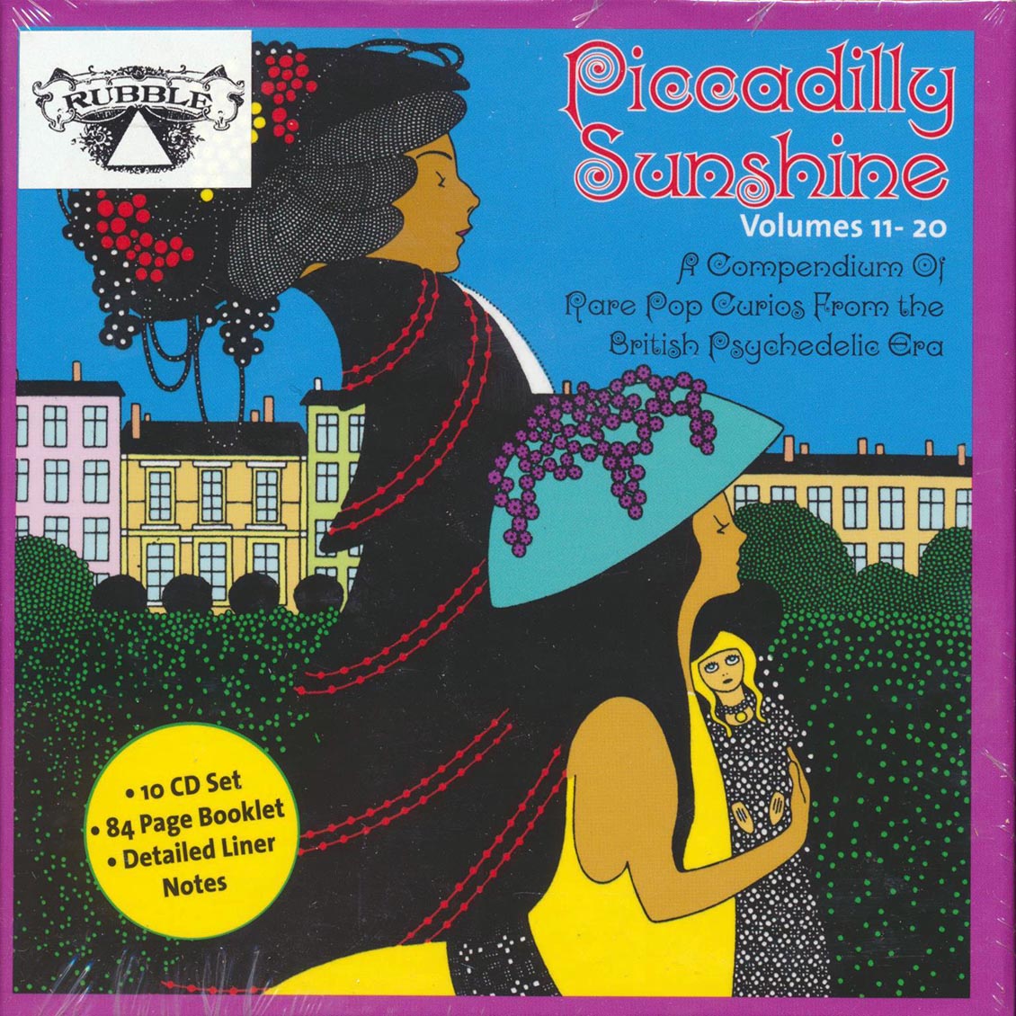 Chippy, Octopus, The Rogues, Sundragon, Etc. - Piccadilly Sunshine Volumes 11-20: A Compendium Of Rare Pop Curiousities From The British Psychedelic Era (200 tracks) (ltd. ed.) (10xCD) (box set) (incl. 84-page booklet) (remastered)